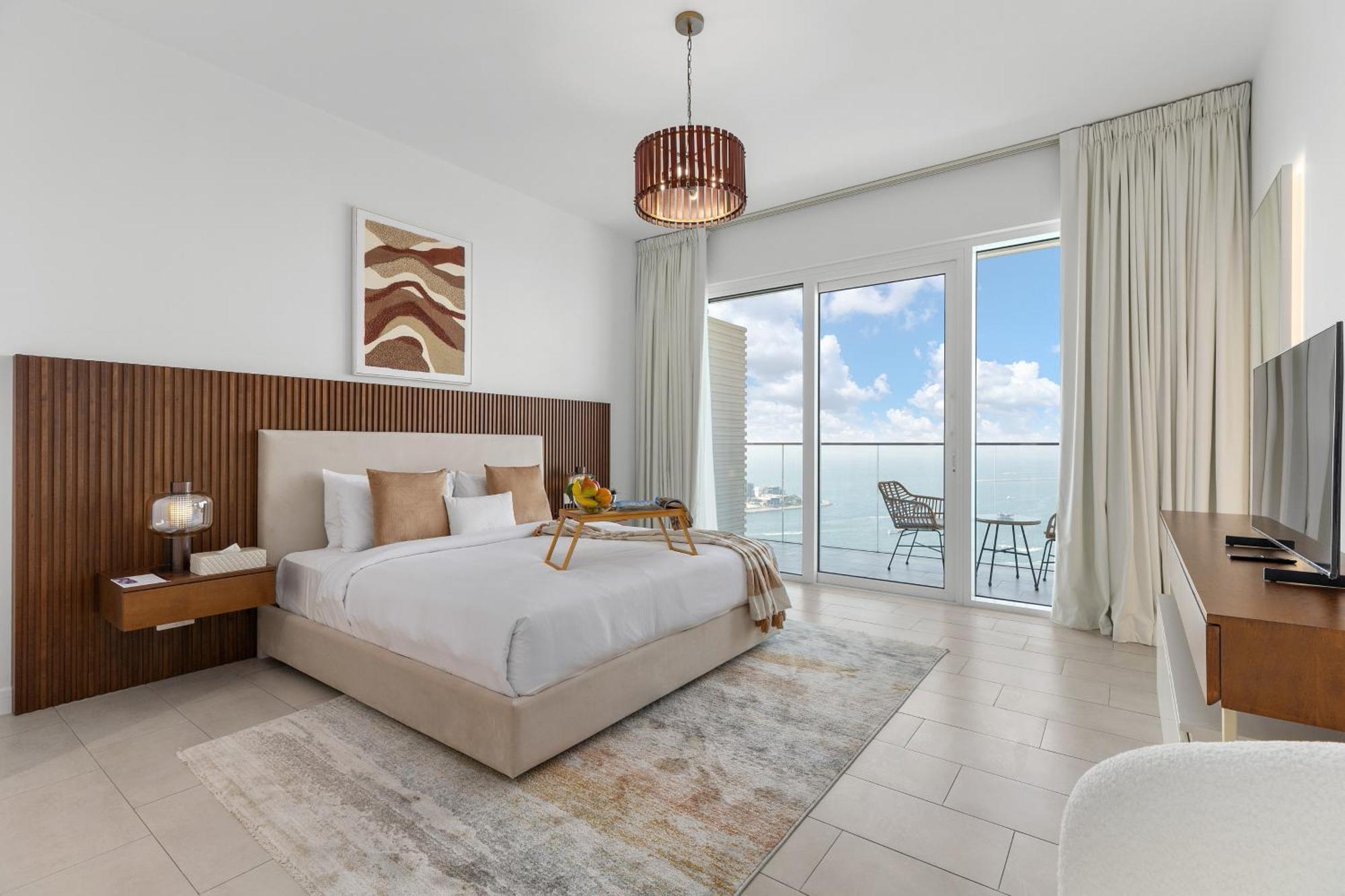 Maison Privee - Upscale W/ Open Sea And Bluewaters Vws In Jbr Appartement